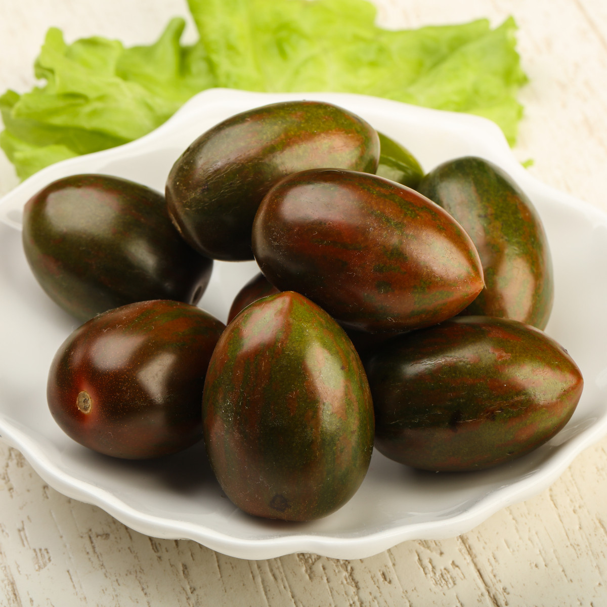 BIO Rajče Černá švestka - Solanum lycopersicum - bio semena rajčete - 7 ks