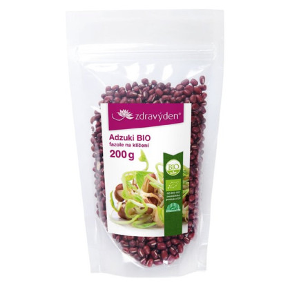 BIO Adzuki - Phaseolus angularis - bio semena na klíčení - 200 g