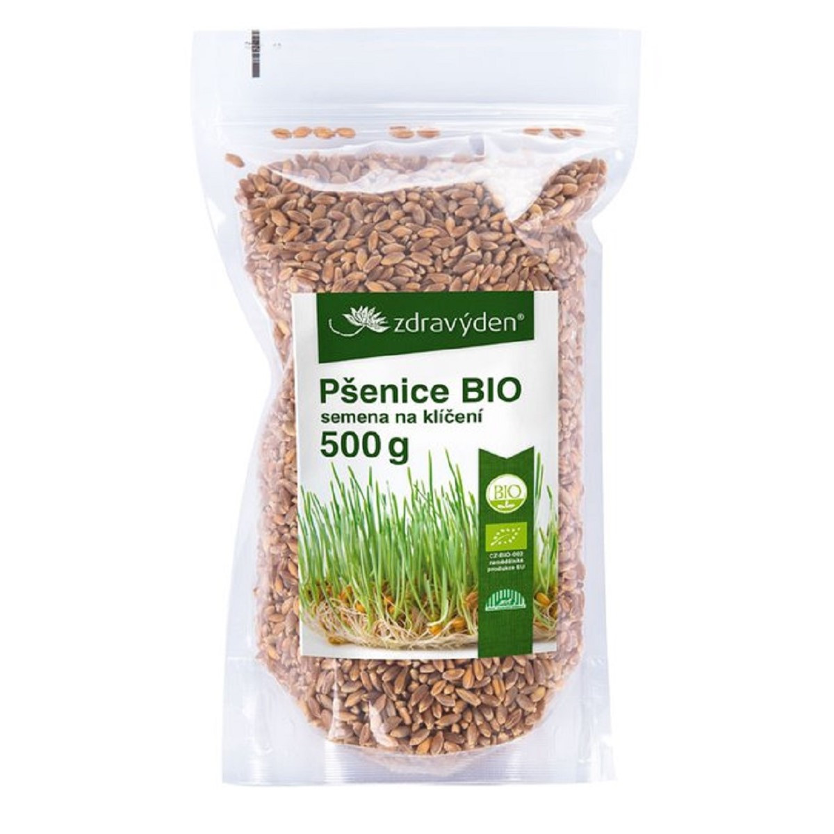 BIO Pšenice - Triticum durum Desf. - bio semena na klíčení - 500 g