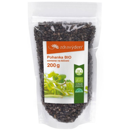 BIO Pohanka - Fagopyrum esculentum - bio semena na klíčení - 200 g