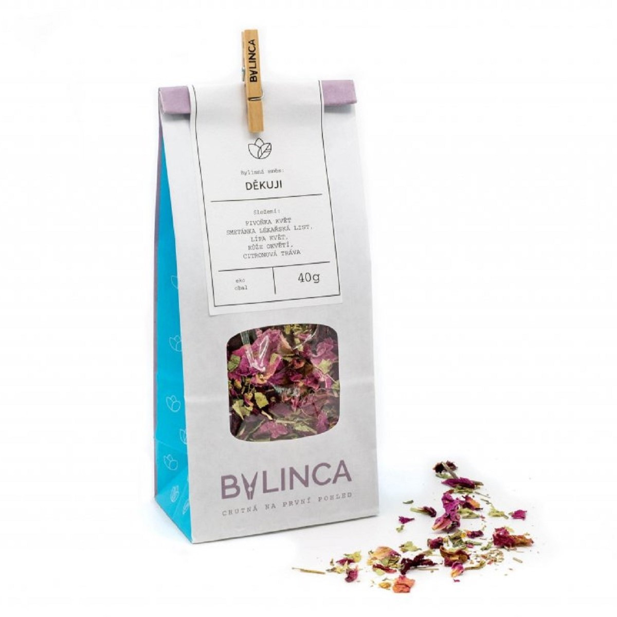 Děkuji - čajová směs - bylinný čaj - 45 g