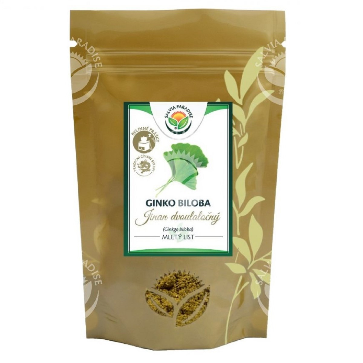 Jinan dvoulaločný - mletý list - Ginko biloba - 120 g