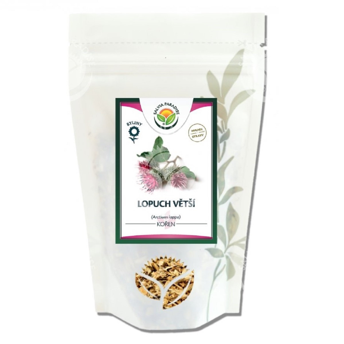 Lopuch větší - Arctium lappa - řezaný kořen - 100 g