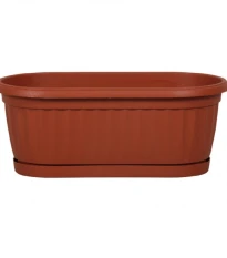 Samozavlažovací truhlík terakota - 32 cm - 1 ks