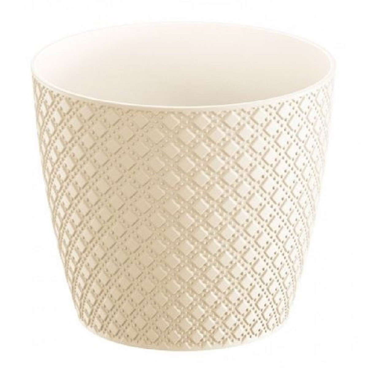 Obal na květináč ORIENT krémový - 13 x 11 cm - 1 ks