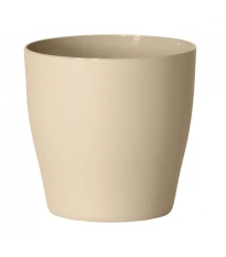 Obal na květináč LIVING tmavě béžový - 13 x 13 cm - 1 ks