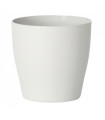 Obal na květináč LIVING bílo béžový - 15 x 15 cm - 1 ks