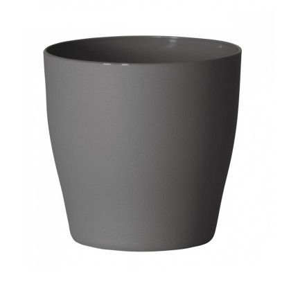 Obal na květináč LIVING šedý - 15 x 15 cm - 1 ks