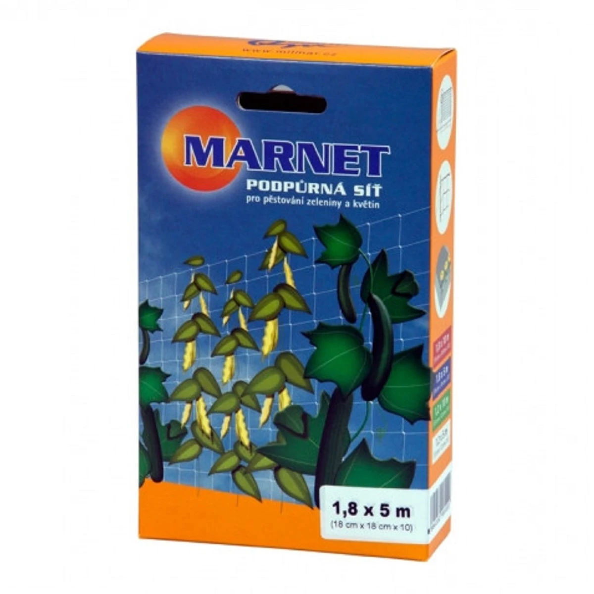 Opěrná síť - podpůrná síť - 1,8 x 5 m