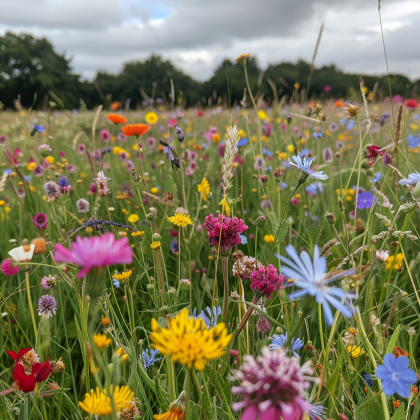 Kwiaty łąkowe do wzbogacenia runa - nasiona Planta Naturalis - mieszanka - 10 g