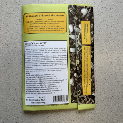 Jednoleté květy pro včely - semena Planta Naturalis - směs - 40 g