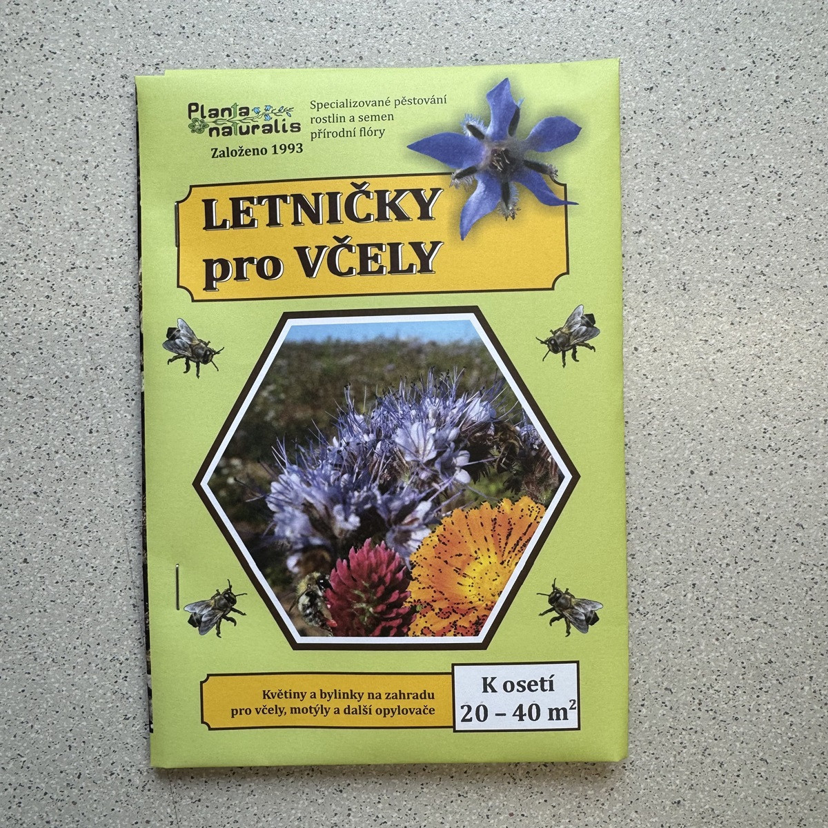 Jednoleté květy pro včely - semena Planta Naturalis - směs - 40 g