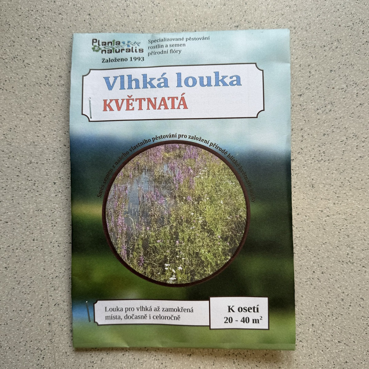 Vlhká louka květnatá - semena Planta Naturalis - směs - 40 g