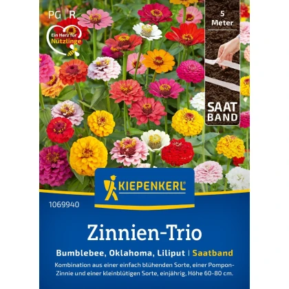 Ostálka trio Bumblebee, Oklahoma a Liliput - výsevný pásek - 1 ks
