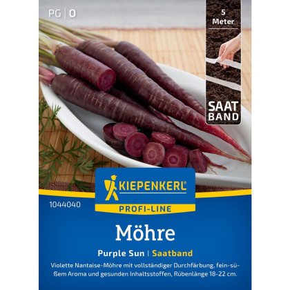 Semena mrkve Purple Sun F1 - výsevný pásek - 5 m