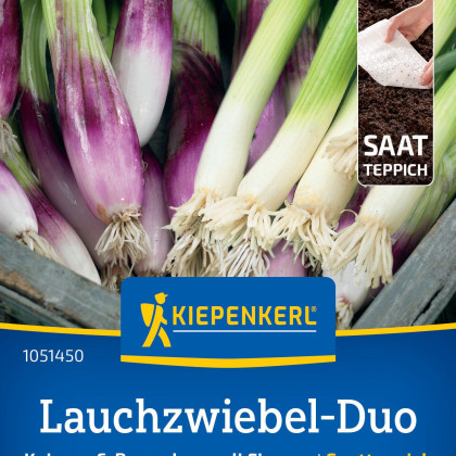Duo jarní cibulky Kaigaro a Rossa Lunga di Firenze - výsevný pásek - 15x150 cm