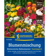Taśma s nasionami – mieszanka roślin jednorocznych do skrzynki balkonowej