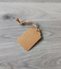 Etykieta na prezenty papierowa - dodatki do prezentów - 1 szt.