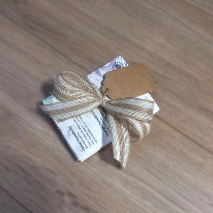 Etykieta na prezenty papierowa - dodatki do prezentów - 1 szt.