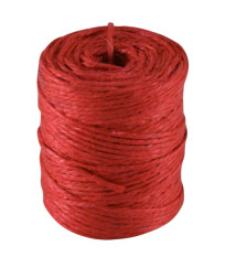Juta - jutový provázek na cívce - červený - 70 m - Strömshaga AB - 1 ks