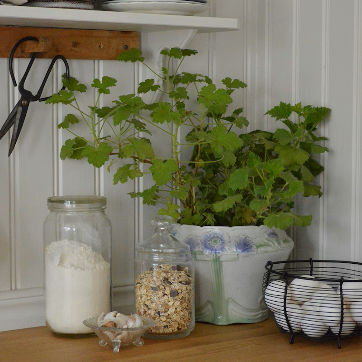 Stylový drátěný košík - černý - malý - Strömshaga AB - 1 ks