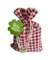 Látkový sáček s visačkou - vhodný pro dárkové balení semen - 1 ks