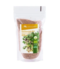 BIO gorczyca biała - Sinapis alba - bio nasiona do kiełkowania - 200 g