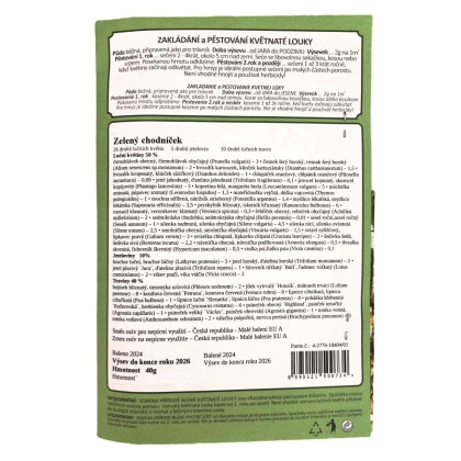 Zielony chodniczek - nasiona Planta Naturalis - mieszanka - 40 g