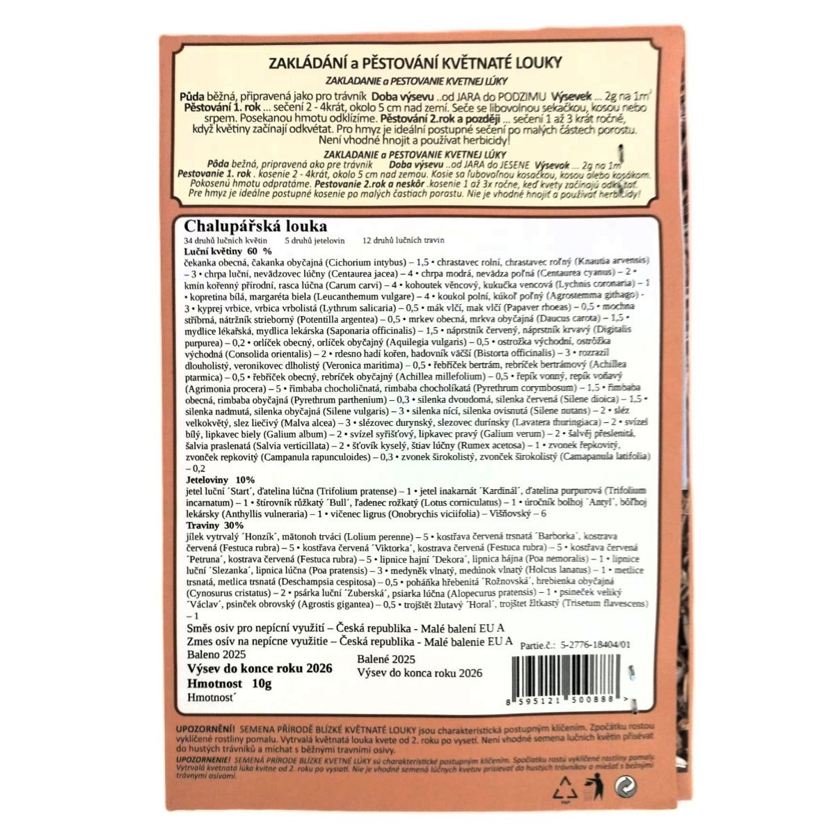 Ląka wiejska - nasiona Planta Naturalis - mieszanka - 10 g