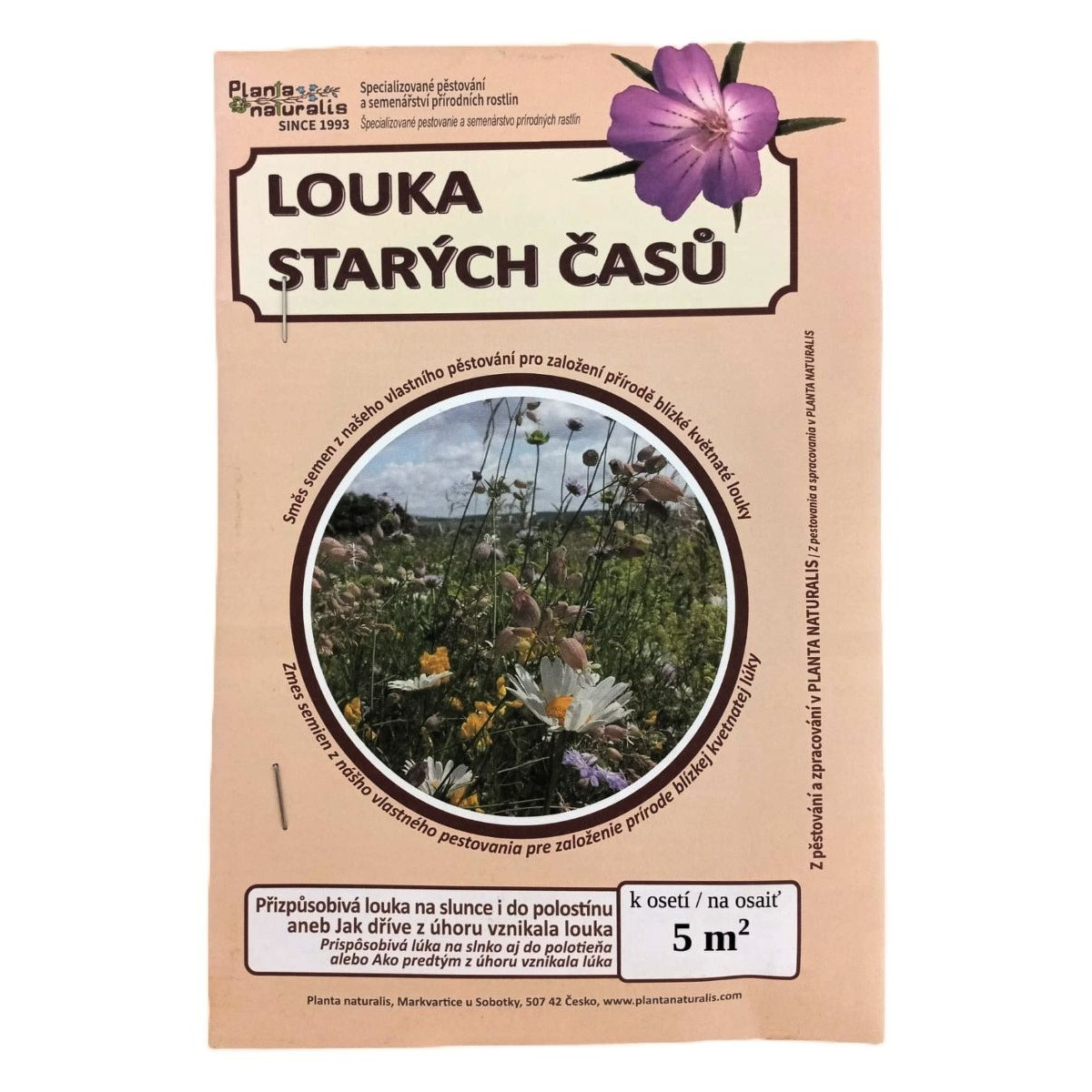 Łąka dawnych czasów - nasiona Planta Naturalis - mieszanka - 10 g