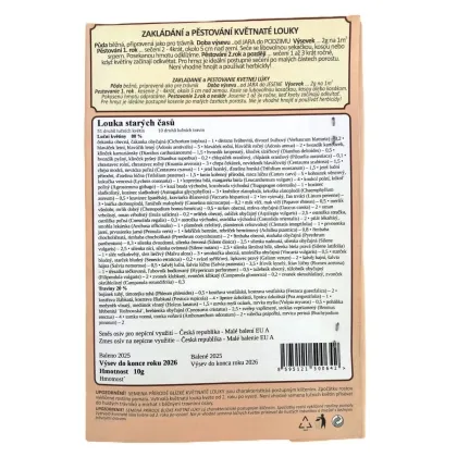 Łąka dawnych czasów - nasiona Planta Naturalis - mieszanka - 10 g
