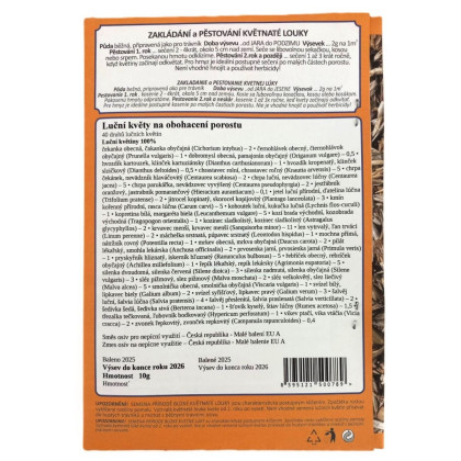 Kwiaty łąkowe do wzbogacenia runa - nasiona Planta Naturalis - mieszanka - 10 g