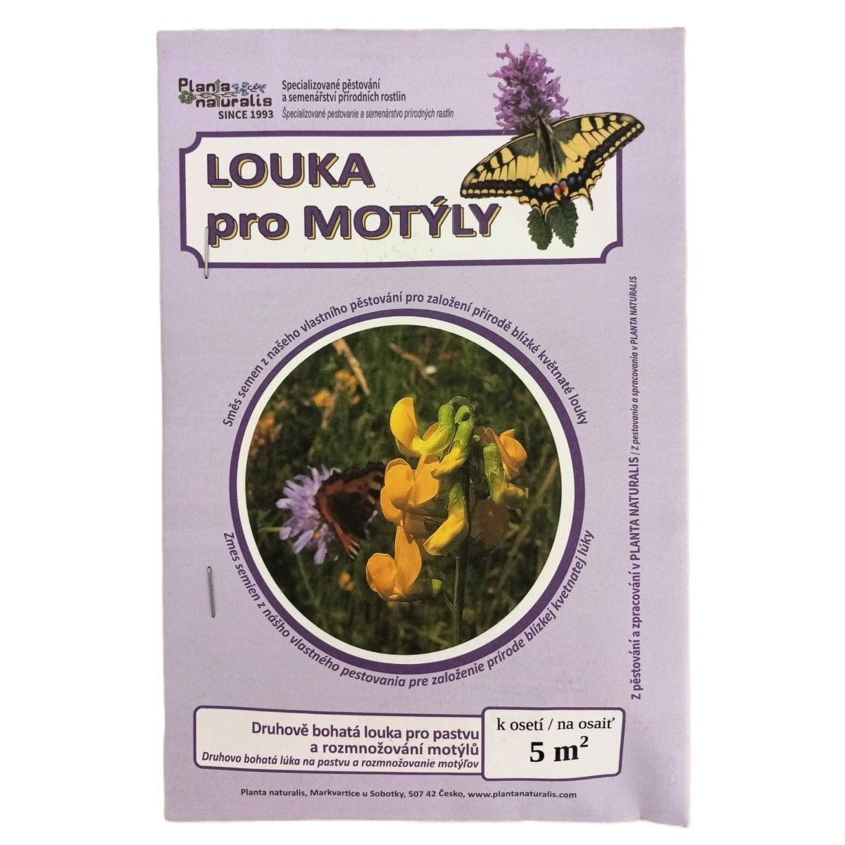 Łąka dla motyli - nasiona Planta Naturalis - mieszanka - 10 g