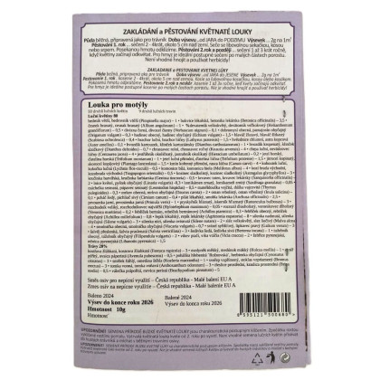 Łąka dla motyli - nasiona Planta Naturalis - mieszanka - 10 g