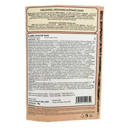 Łąka dawnych czasów - nasiona Planta Naturalis - mieszanka - 40 g