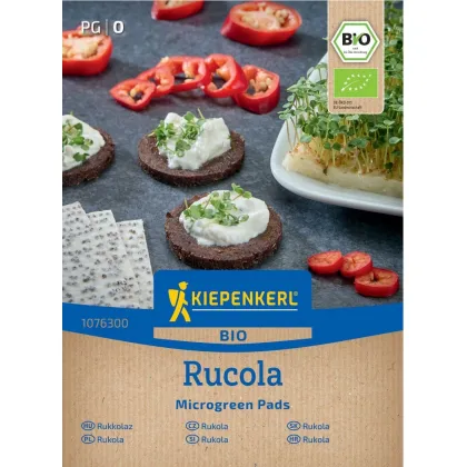 Mikrozielenina - microgreen - zamienne płaty bio rukoli - 3 szt.