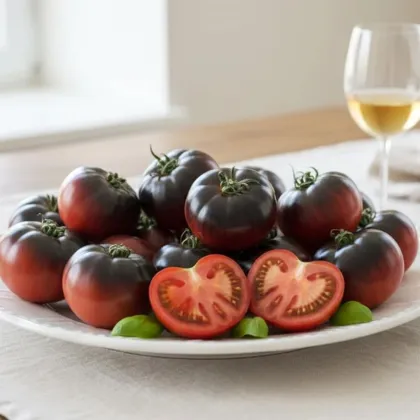 BIO pomidor Black Beauty - Solanum lycopersicum - bio nasiona pomidora - 7 szt.