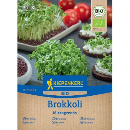 BIO Brokuły - Brassica oleracea - bio nasiona do kiełkowania - 20 g