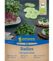 Mikrozielenina - microgreen - zamienne płaty bio rzodkiewki - 3 szt.
