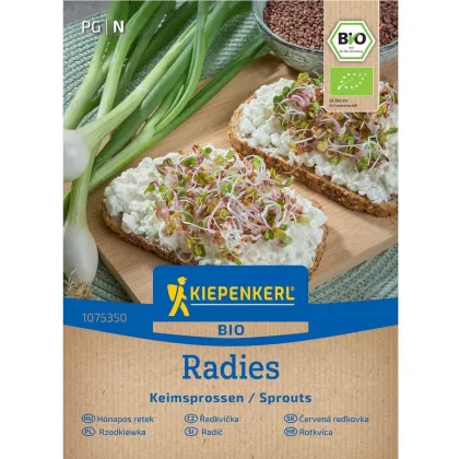 BIO Rzodkiewka - bio nasiona do kiełkowania - 60 g