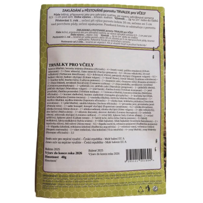 Wytrzymałe kwiaty dla pszczół - nasiona Planta Naturalis - mieszanka - 40 g