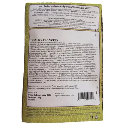 Wytrzymałe kwiaty dla pszczół - nasiona Planta Naturalis - mieszanka - 40 g