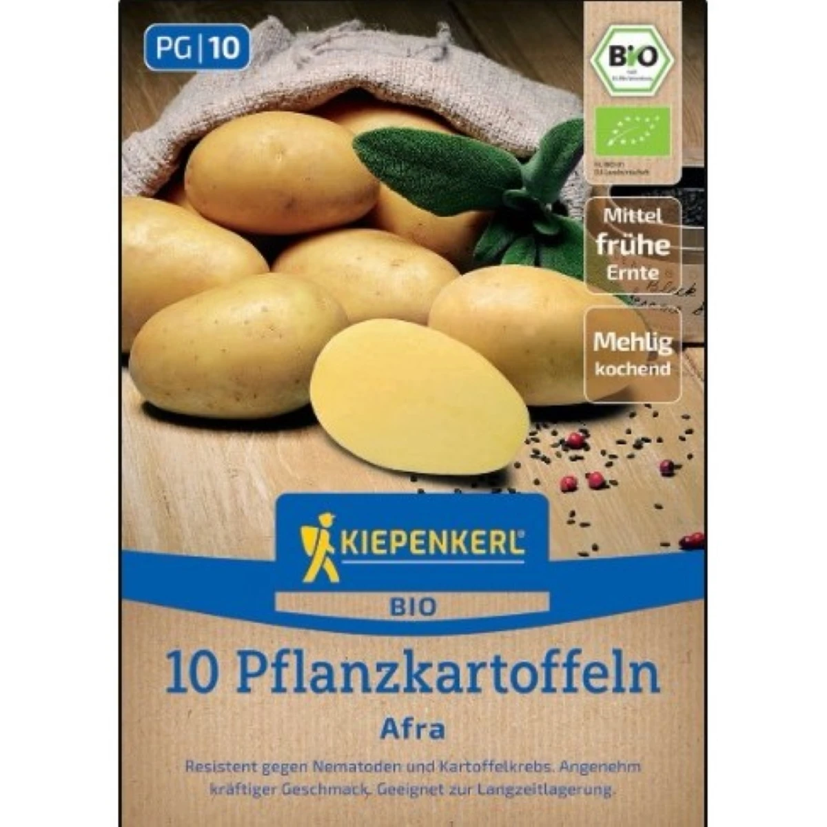 BIO ziemniaki sadzeniaki Afra – sprzedaż sadzeniaków w jakości BIO