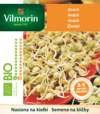 Bio hrách - bio semena na klíčky - 40 g