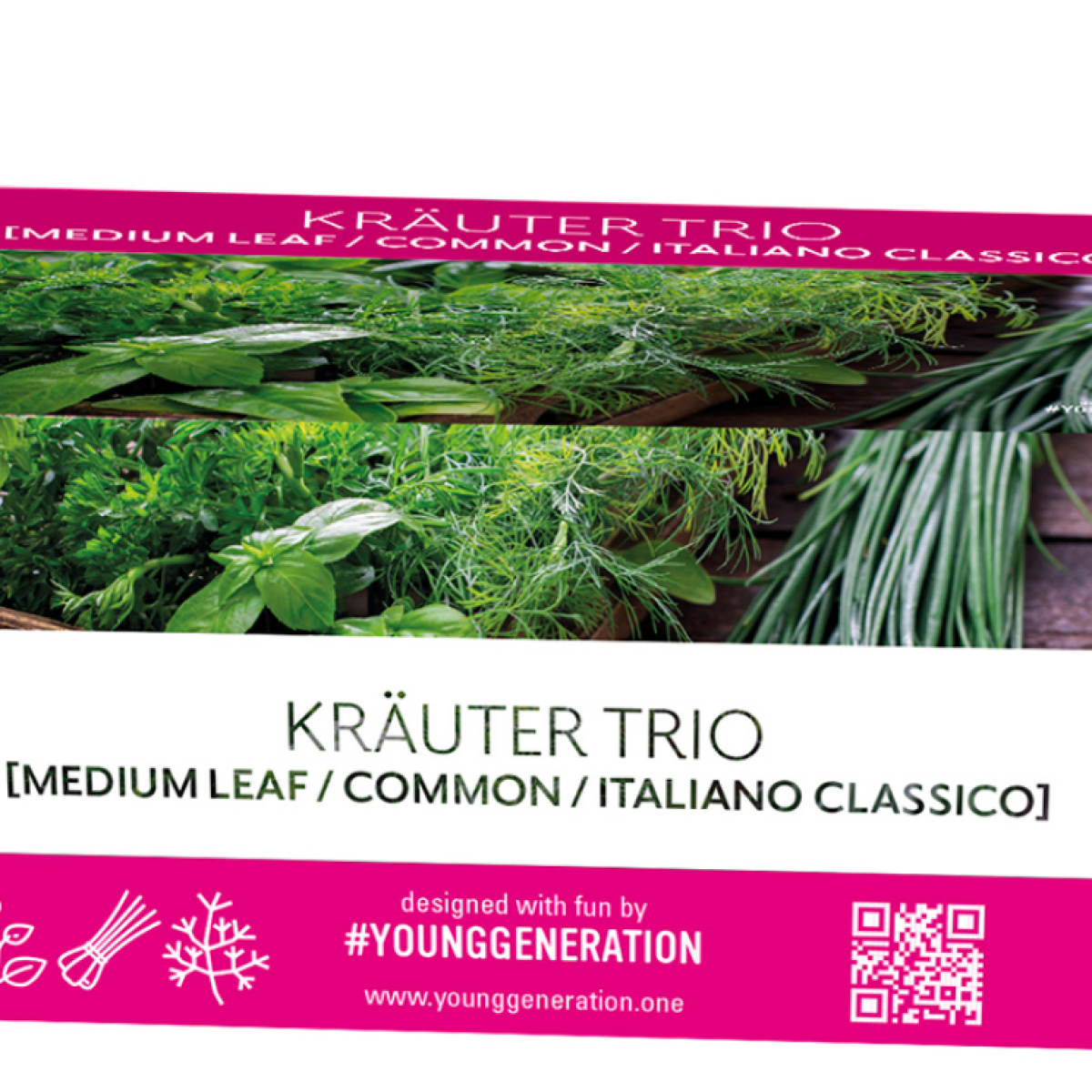 Pěstební sada na pěstování bylinek včetně pozinkovaného květináče - 1 ks