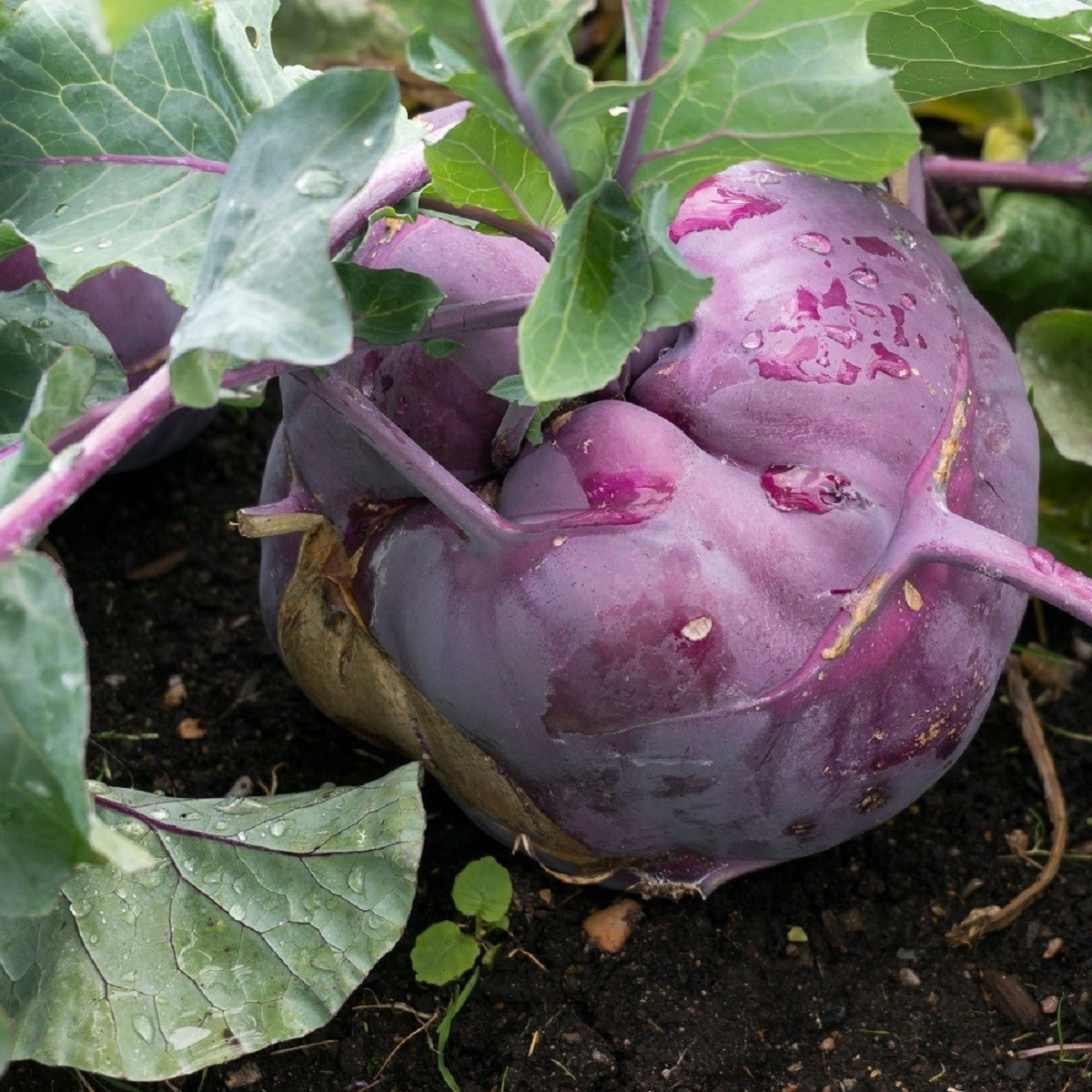 Kedluben raný modrý - Brassica oleracea - semena kedlubnu - 50 ks