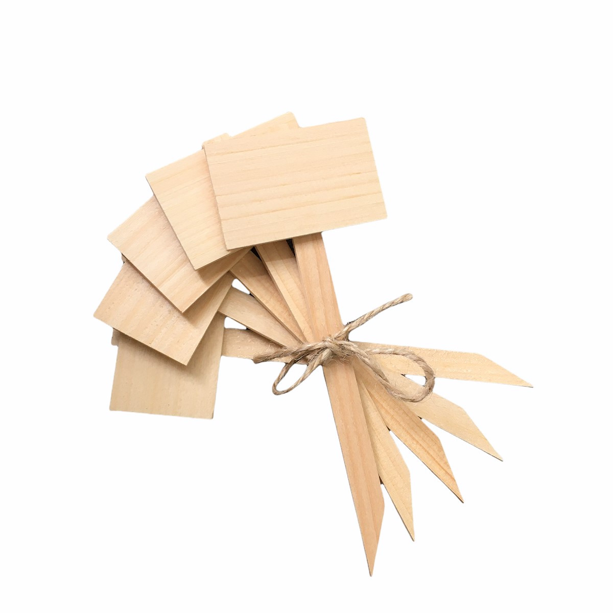 Jmenovky pro označení sazenic - dřevěné - 5 ks